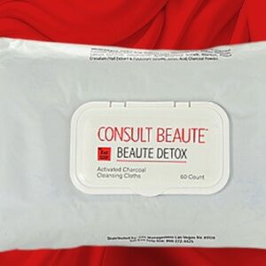 Consult Beaute - Activated Charcoal Cleansing Cloths - 60 ct. - New/Sealed